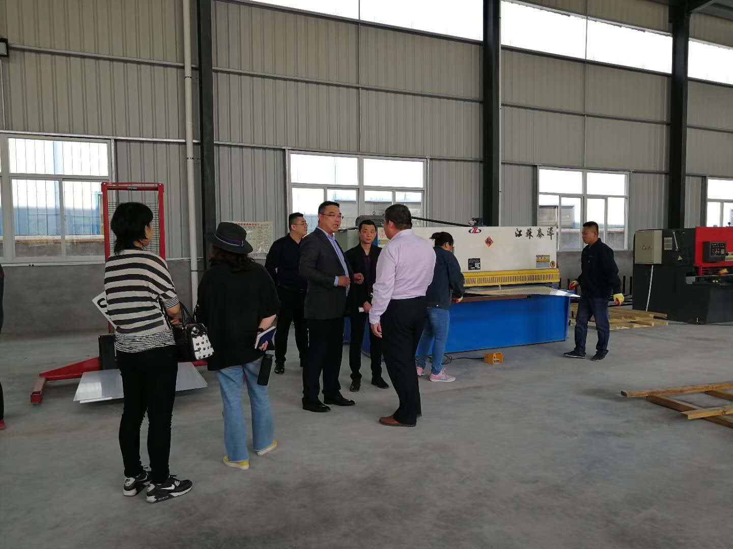 泰安自來水領導蒞臨我公司考察指導工作